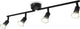 B.K. light - faretti neri a soffitto - faretto a soffitto - faretti da superficie orientabili - con 4 punti luce - con sorgenti luminose gu10
