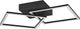 Plafoniera Rl live your light reality trail - nera opaca