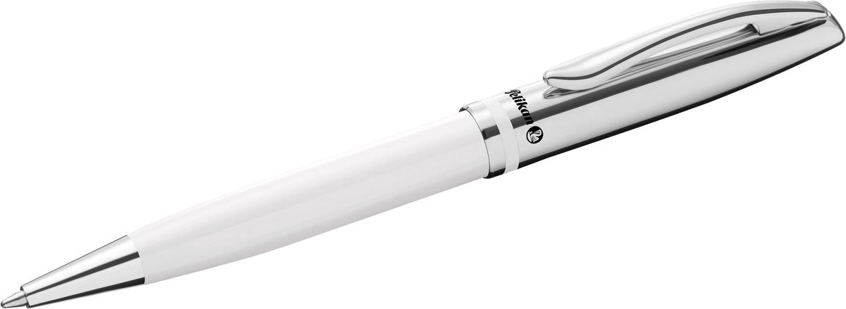 Penna a sfera Pelikan jazz classic k35 bianca 1 pezzo in scatola pieghevole