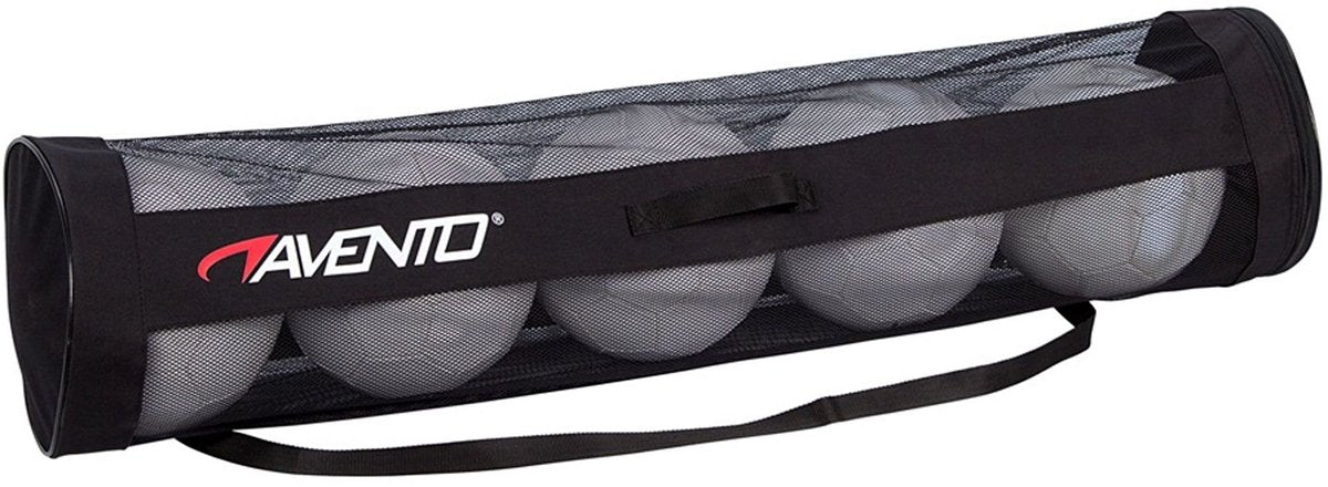 Borsa per palline Avento - per 5 palline - nera - lunghezza ca. 108 cm - ø 24 cm