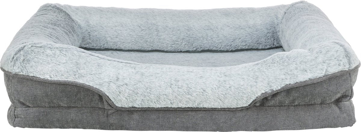 Trixie canasta de perros vital gris angular gris claro gris