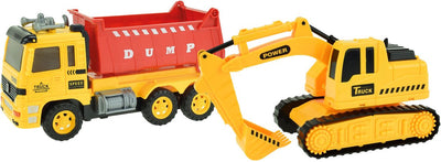 Toi-toys camion inclinarsi camion con suono di luce escavatore