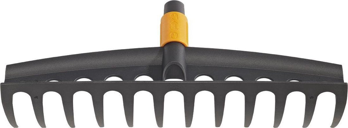 Fiskars quikfit hark - grashark opzetstuk - tuingereedschap - gehard staal
