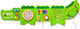Vigatoys gioco da parete viga Toys® - coccodrillo.
