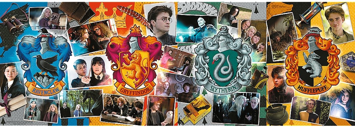 Trefl 1000p - quattro case di hogwart warner harry potter