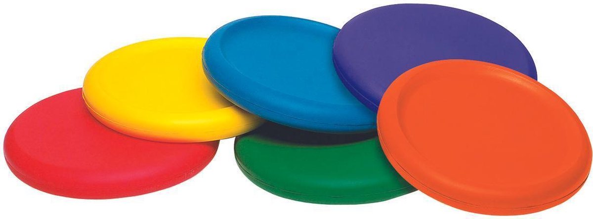 Frisbee Spordas in schiuma softskin set 6 pezzi