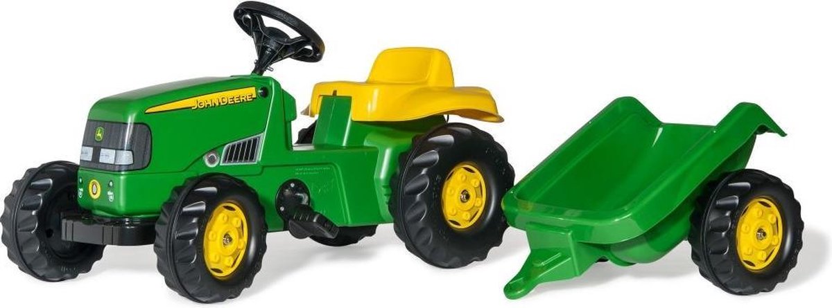 Rolly Toys Tractor Stair Rollykid John Deere Junior Green Yellow