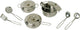 Set di padelle in metallo piccolo, 11dlg,