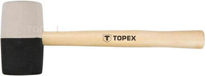 Martello in gomma Topex 680gr nero bianco diametro 63mm