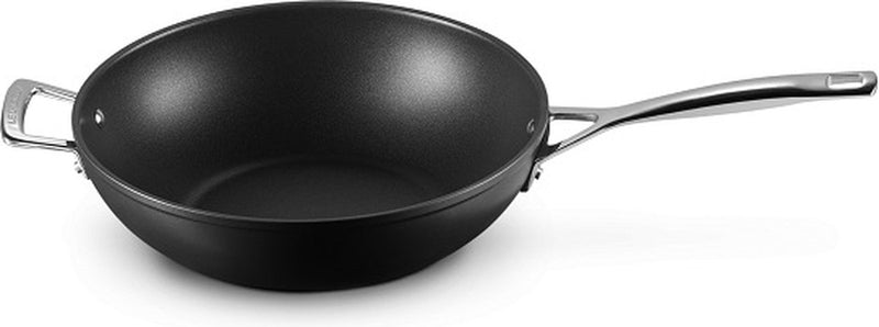 Sartén wok con asa Le Creuset - les forgées tns - ø 30 cm 4,7 litros - revestimiento antiadherente estándar