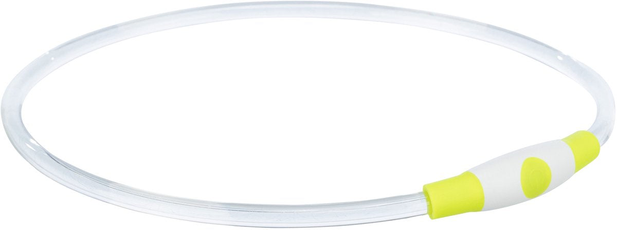 Trixie Collar USB Flash Light Luminous ricarica TPU Green