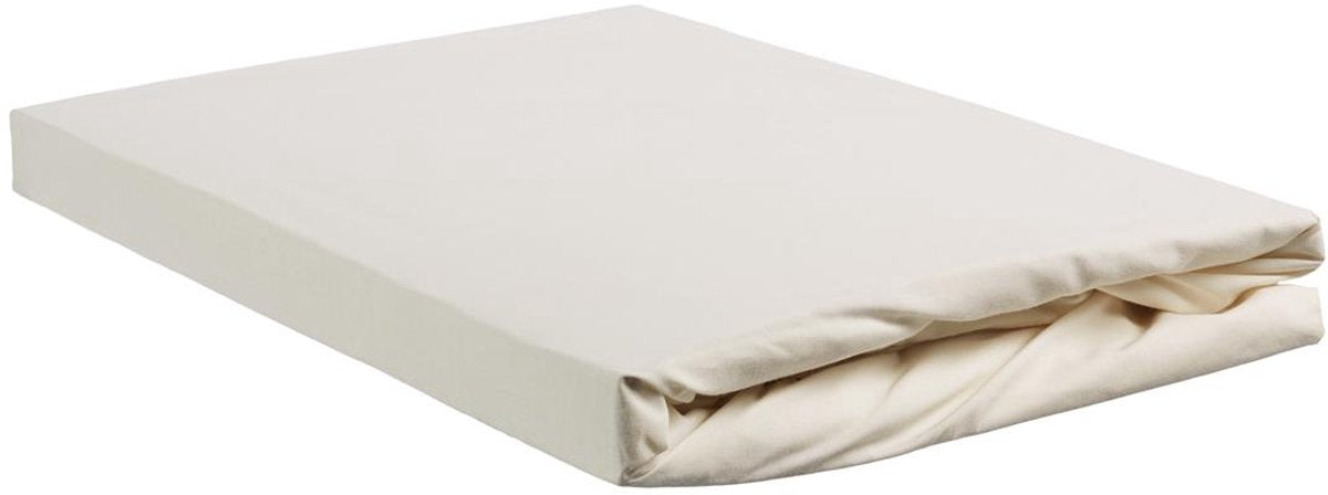Ambiante jersey - hoeslaken - 120x200 210 - gebroken wit