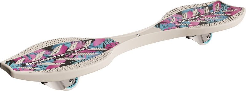 Razor ripstik air pro - tavola wave - bianco blu rosa - design leggero - ruote piroettanti a 360° - per bambini e adulti - fino a 100 kg - a partire da 8 anni