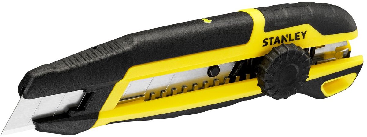 Stanley hand tools Stanley snap-off knife 18mm ku. push button
