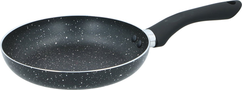 Sartén Alpina 20 cm - sartén con revestimiento antiadherente - sartén para todo tipo de fuegos - también para inducción - sin PFOA - negra