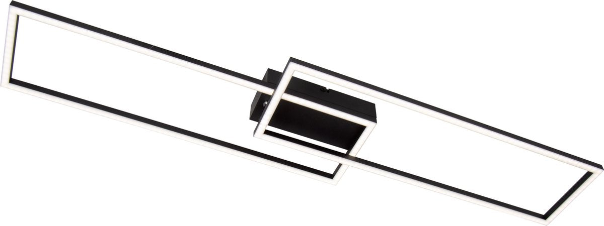 Lucide arianne - lampada da soffitto (plafoniera) - led - cct - 1x23w 2700k 4000k - nero