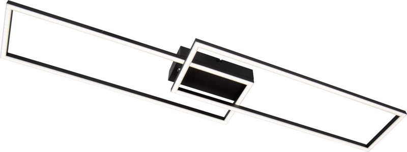 Lucide arianne - lampada da soffitto (plafoniera) - led - cct - 1x23w 2700k 4000k - nero
