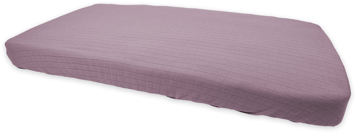 Lodger slumber - sábana ajustable - violeta - 60x120cm - algodón orgánico