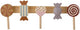 Appendiabiti Bloomingville mini rudy - appendiabiti per bambini
