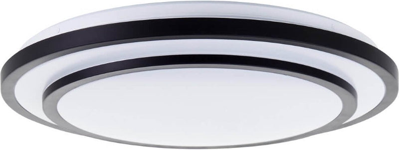Brilliant luciano - plafondlamp - led 36w - zwart
