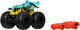 Hot Wheels Monster Trucks Car - Slam Prix Prix Collision 2-piece including small car