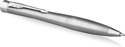 Bolígrafo Parker Urban Twist | metro metalico | plumilla mediana con tinta azul | en embalaje de regalo para colgar