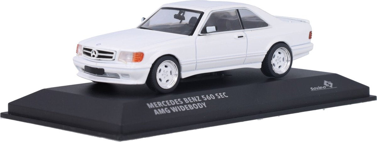 Nessuna marca di auto Mercedes-Benz 560 sec AMG 'wide body' Solido modello di auto 1:43 1990 S4310904 modello in scala