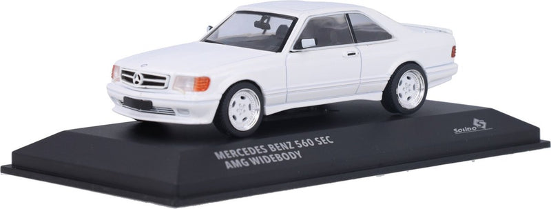 Sin marca de coche Mercedes-Benz 560 sec AMG 'cuerpo ancho' Solido modelo coche 1:43 1990 S4310904 modelo a escala