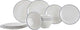 Gimex - linea linea - stoviglie - blu - 12 pezzi