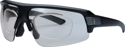 Gafas de ciclismo Bbb Cycling Impulse Optic Ph - Gafas de ciclismo graduadas fotocromáticas - Dioptrías -6 a +6 - Montura de grilamid - Negro mate - Bsg-71ph