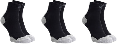 Calzini da corsa Rogelli core - confezione da 3 - nero grigio - 40 43