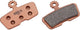 Bbb cycling discstop gesinterde remblokken - schijfremblokken - compatibel met sram avid schijfremmen - koper - bbs-442s