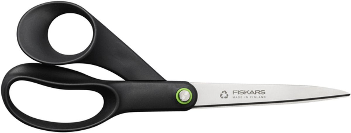Fiskars buro- knutselschaar - schaar universeel - rechte knip - 21 cm - zwart, roestvrijstaal