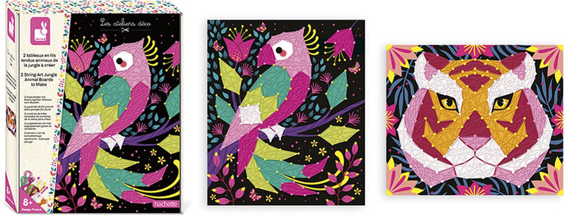 Janod - les ateliers deco - set de manualidades con animales de la selva