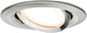 Paulmann LED empotrable nova plus moneda lámpara individual orientable redonda 84 mm 50° moneda 6w 470lm 230v regulable 2700k acero cepillado