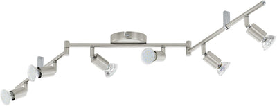 Eglo buzz - Faretti da soffitto - 6 luci - LED - nichel opaco