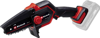 Mini motosega a batteria Einhell ge-ps 18 15 li bl-solo - power x-change - 18 v li-ion - motore brushless - lunghezza lama: 20 cm - max. lunghezza di taglio: 14 cm - velocità catena: 4,8 m/s - escl. batteria e caricabatterie