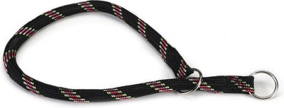 Beeztees - collare per cani - rotondo - nylon - nero - 60 cm x 13 mm
