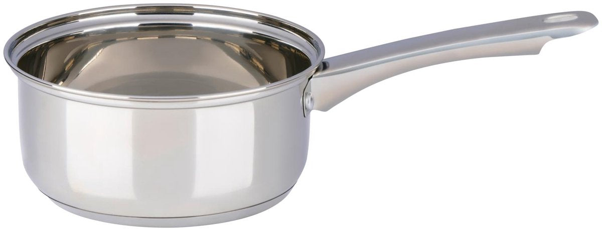 Alpina steelpan met deksel 1.9l - 16 cm - rvs - geschikt voor inductie en vaatwasser