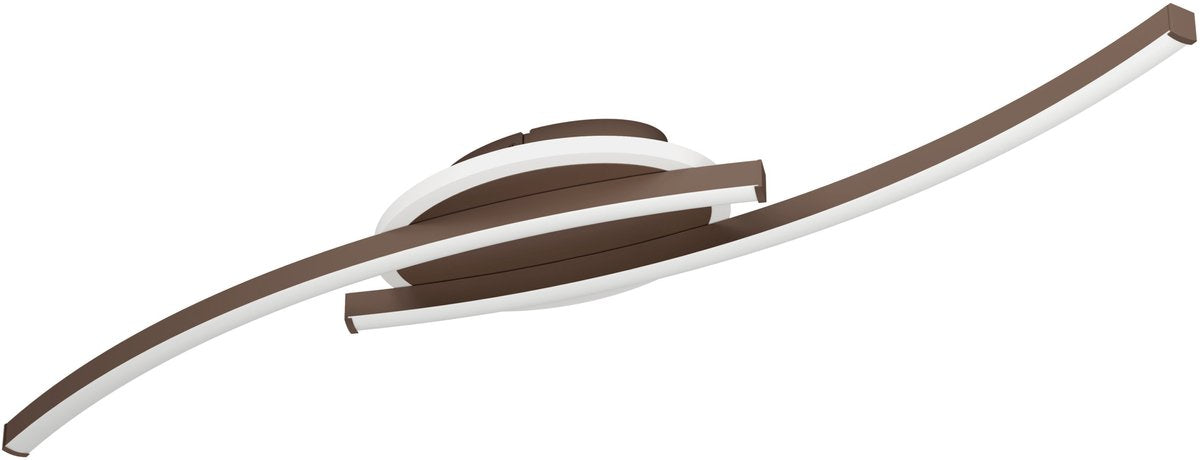 Lampada da soffitto Eglo lungolago - LED - 74 cm - bronzo | bianco - dimmerabile