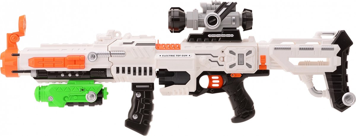 Tack pro shotgun pro sniper 7 foam 75 cm wit oranje