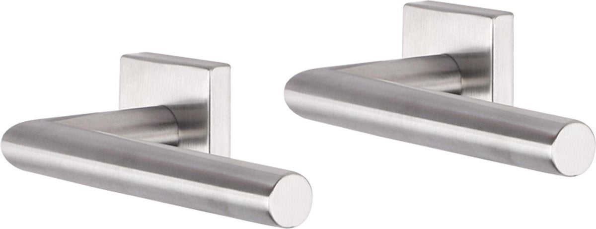 Impresso deurkruk - harrow - voor binnen - vierkant - rvs - 2 stuks