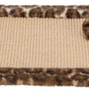 Trixie rascador leo estampado leopardo marrón