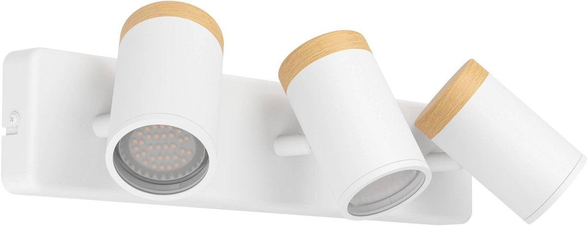 Eglo consuma spot - bagno - gu10 - 40 cm - bianco marrone