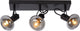 Lucide madee - faretto da soffitto (lampada da soffitto) - 3xe14 - nero
