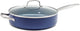 Sartén Blue Diamond - con tapa - 28 cm - azul - inducción - antiadherente - sin pfas