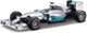 Bburago mercedes amg petronas w07 modelo coche diecast 1:43
