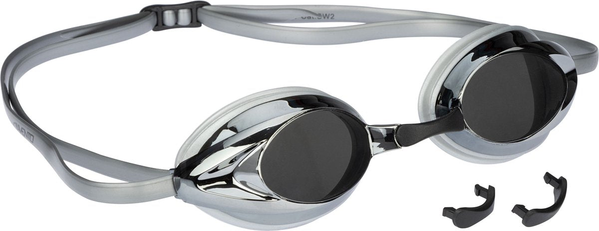 Avento - occhialini da nuoto racing senior - argento