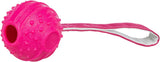 Trixie palla da lancio morbida e resistente in tpr rosa - afbeelding 1