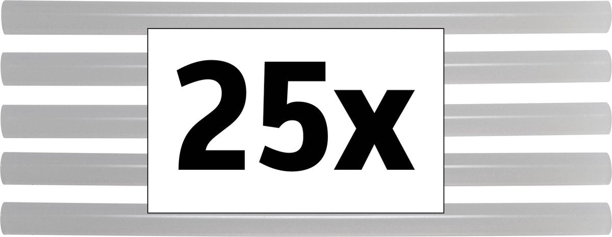 Toolcraft tc-11200x25t lijmstick ø 11 mm x (l) 200 mm transparant 500 g 25 stuk(s)
